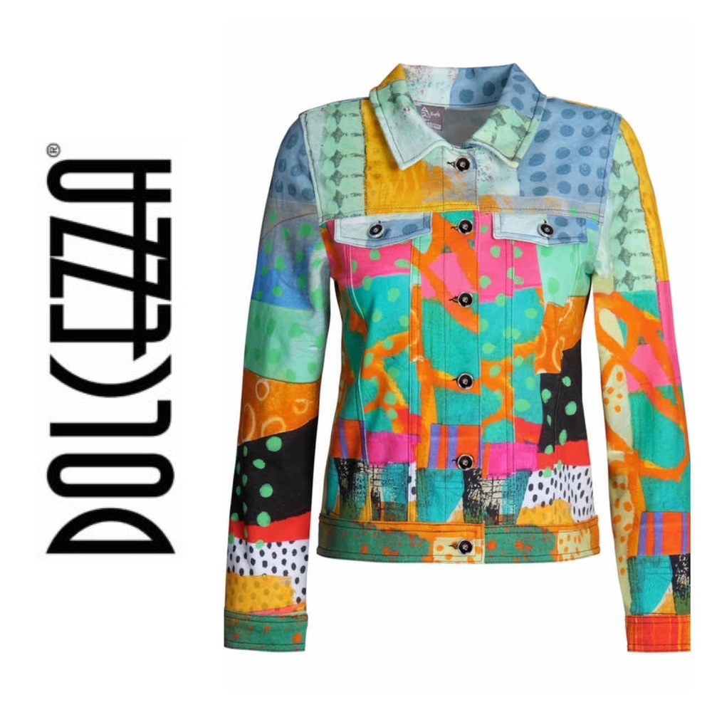 🆕 Dolcezza Jacket “Stowe in October 21659” Size Small 🌷🌷🌷